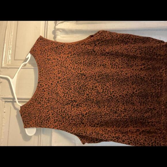 Brown Animal Print Jumper Size XL - Picture 9 of 9